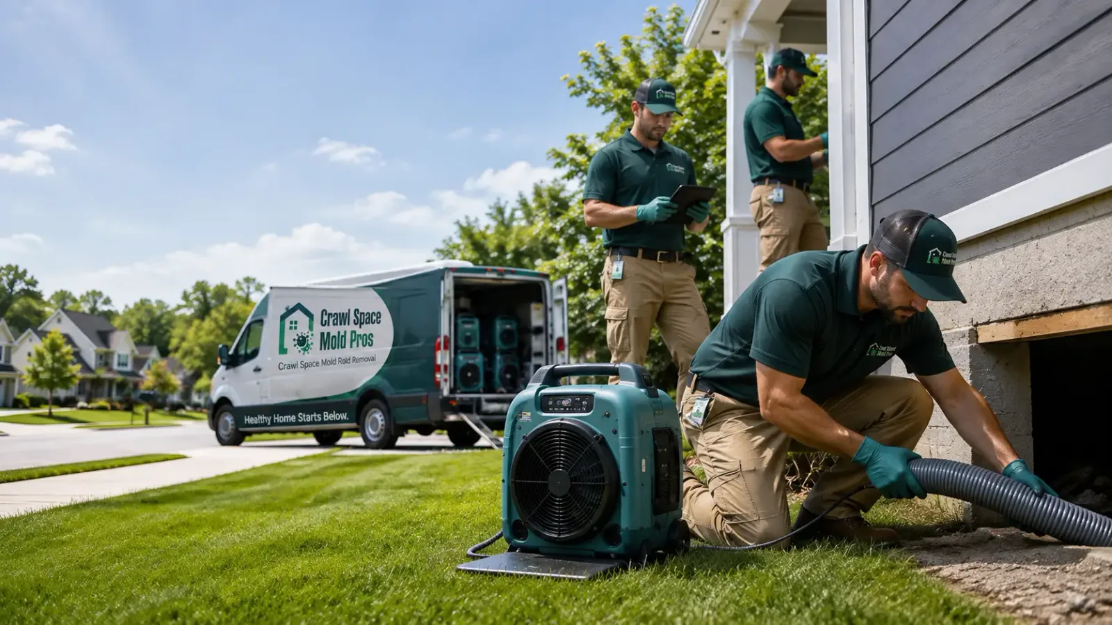 Crawl Space Mold Removal in Kyle, SD